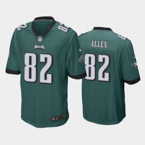 Men's Devon Allen Philadelphia Eagles Green Game Jersey