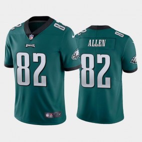 Men's Devon Allen Philadelphia Eagles Green Vapor Limited Jersey