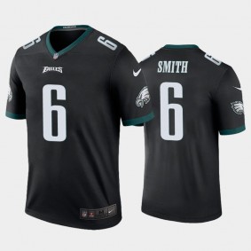 Men's DeVonta Smith Philadelphia Eagles Black Color Rush Legend Jersey