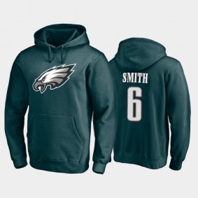 Men's DeVonta Smith Philadelphia Eagles Midnight Green Player Icon Hoodie