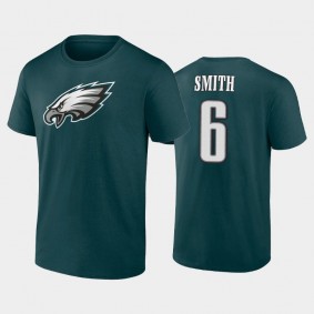 Men's DeVonta Smith Philadelphia Eagles Midnight Green Player Icon T-Shirt