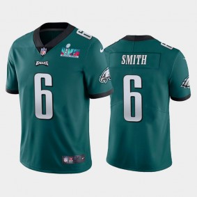 Men's DeVonta Smith Philadelphia Eagles Green Super Bowl LVII Vapor Limited Jersey