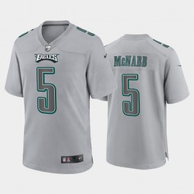 Men's Donovan McNabb Philadelphia Eagles Gray Atmosphere Fashion Game Jersey