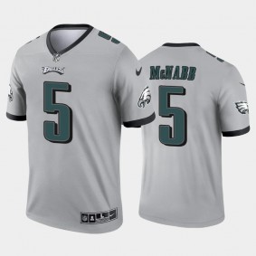 Men's Donovan McNabb Philadelphia Eagles Silver Inverted Legend Jersey