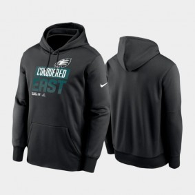 Men's Philadelphia Eagles Black 2022 NFC East Division Champions Trophy Hoodie