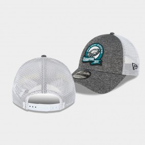 Men's Philadelphia Eagles Gray 2022 NFC East Division Champions Locker Room Hat