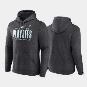 Men's Philadelphia Eagles Charcoal 2022 NFL Playoffs Our Time Hoodie