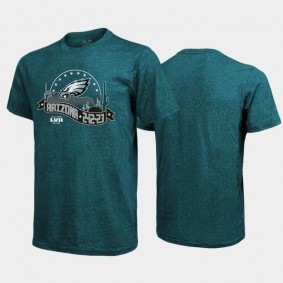 Men's Philadelphia Eagles Midnight Green Super Bowl LVII Desert T-Shirt