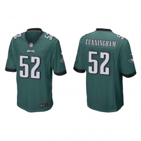 Men's Philadelphia Eagles Zach Cunningham Green Game Jersey