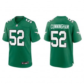 Men's Philadelphia Eagles Zach Cunningham Kelly Green Alternate Game Jersey