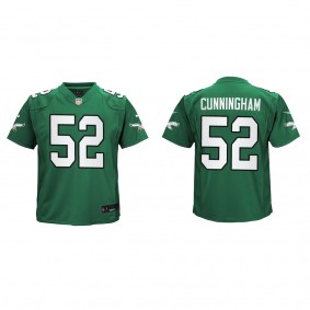 Youth Philadelphia Eagles Zach Cunningham Kelly Green Alternate Game Jersey