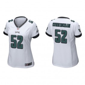 Women's Philadelphia Eagles Zach Cunningham White Game Jersey