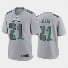 Men's Eric Allen Philadelphia Eagles Gray Atmosphere Fashion Game Jersey