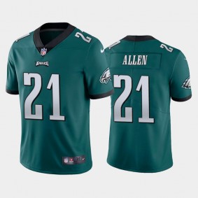 Men's Eric Allen Philadelphia Eagles Green Vapor Limited Jersey