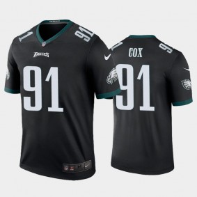 Men's Fletcher Cox Philadelphia Eagles Black Color Rush Legend Jersey