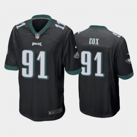 Men's Fletcher Cox Philadelphia Eagles Black Game Jersey