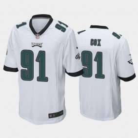 Men's Fletcher Cox Philadelphia Eagles White Game Jersey