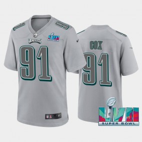 Men's Fletcher Cox Philadelphia Eagles Gray Super Bowl LVII Atmosphere Jersey