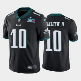 Men's Gardner Minshew II Philadelphia Eagles Black Super Bowl LVII Vapor Limited Jersey