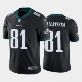 Men's Grant Calcaterra Philadelphia Eagles Black Vapor Limited Jersey