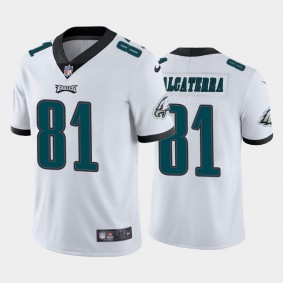 Men's Grant Calcaterra Philadelphia Eagles White Vapor Limited Jersey