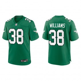 Greedy Williams Philadelphia Eagles Kelly Green Alternate Game Jersey