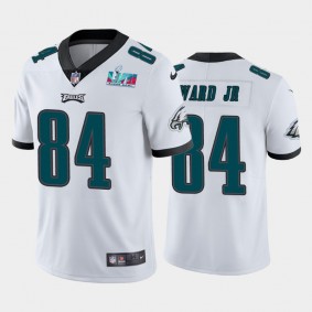 Men's Greg Ward Jr. Philadelphia Eagles White Super Bowl LVII Vapor Limited Jersey