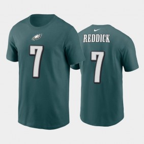 Men's Haason Reddick Philadelphia Eagles Midnight Green Name & Number T-Shirt