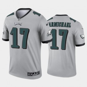 Men's Harold Carmichael Philadelphia Eagles Silver Inverted Legend Jersey