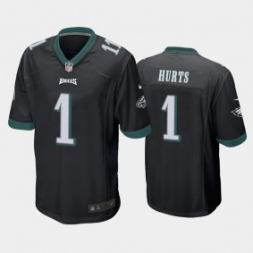 Men's Jalen Hurts Philadelphia Eagles Black Game Jersey