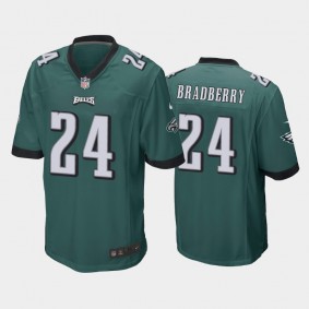 Men's James Bradberry Philadelphia Eagles Green Game Jersey