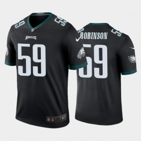 Men's Janarius Robinson Philadelphia Eagles Black Legend Jersey