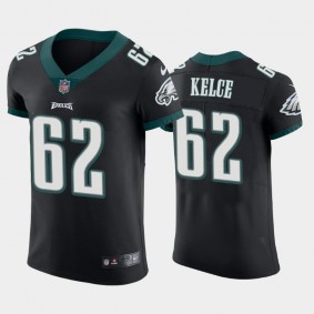 Men's Jason Kelce Philadelphia Eagles Black Vapor Elite Jersey