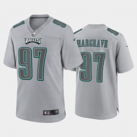 Men's Javon Hargrave Philadelphia Eagles Gray Atmosphere Fashion Game Jersey