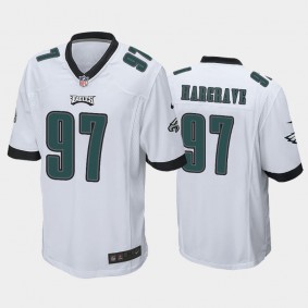 Men's Javon Hargrave Philadelphia Eagles White Game Jersey