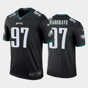 Men's Javon Hargrave Philadelphia Eagles Black Legend Jersey