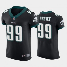 Men's Jerome Brown Philadelphia Eagles Black Vapor Elite Jersey