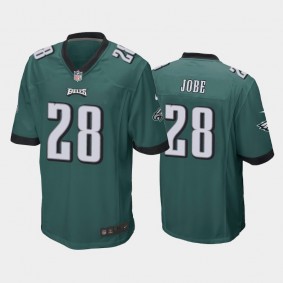 Men's Josh Jobe Philadelphia Eagles Green Game Jersey