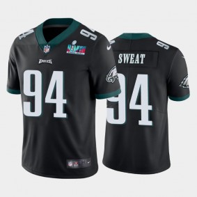 Men's Josh Sweat Philadelphia Eagles Black Super Bowl LVII Vapor Limited Jersey