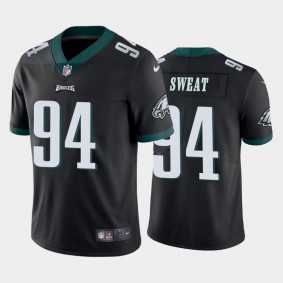 Men's Josh Sweat Philadelphia Eagles Black Vapor Limited Jersey