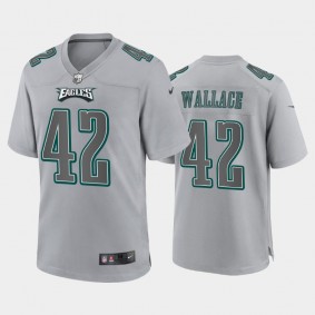 Men's K'Von Wallace Philadelphia Eagles Gray Atmosphere Fashion Game Jersey