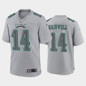 Men's Kenneth Gainwell Philadelphia Eagles Gray Atmosphere Fashion Game Jersey