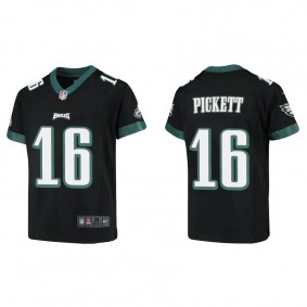 Youth Philadelphia Eagles Kenny Pickett Black Game Jersey