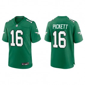 Men's Philadelphia Eagles Kenny Pickett Kelly Green Alternate Game Jersey