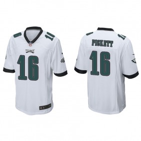 Men's Philadelphia Eagles Kenny Pickett White Game Jersey