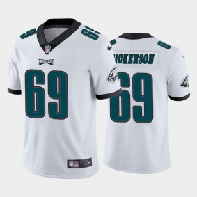 Men's Landon Dickerson Philadelphia Eagles White Vapor Limited Jersey