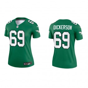 Landon Dickerson Women's Philadelphia Eagles Kelly Green Alternate Legend Jersey