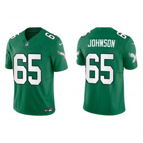 Lane Johnson Men's Philadelphia Eagles Kelly Green Alternate Vapor F.U.S.E. Limited Jersey