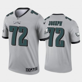 Men's Linval Joseph Philadelphia Eagles Silver Inverted Legend Jersey