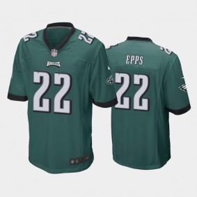 Men's Marcus Epps Philadelphia Eagles Green Game Jersey